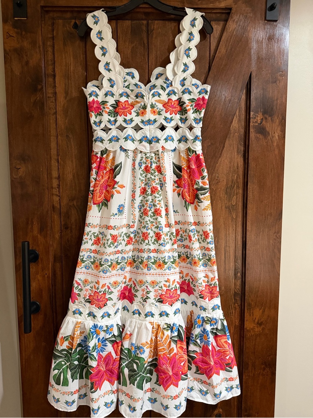 FARM Rio Off-White Bloom Garden Maxi Dress - Picture 12 of 15